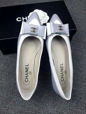 CHANEL Shallow mouth flat shoes Women--139